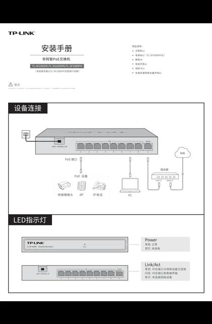 TP-LINK TL-SF1009PH多机型_